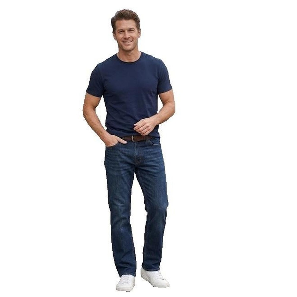 Orvis Men's Jeans 40x32 Blue Classic Denim Straight Leg 5-Pocket Pants Regular
